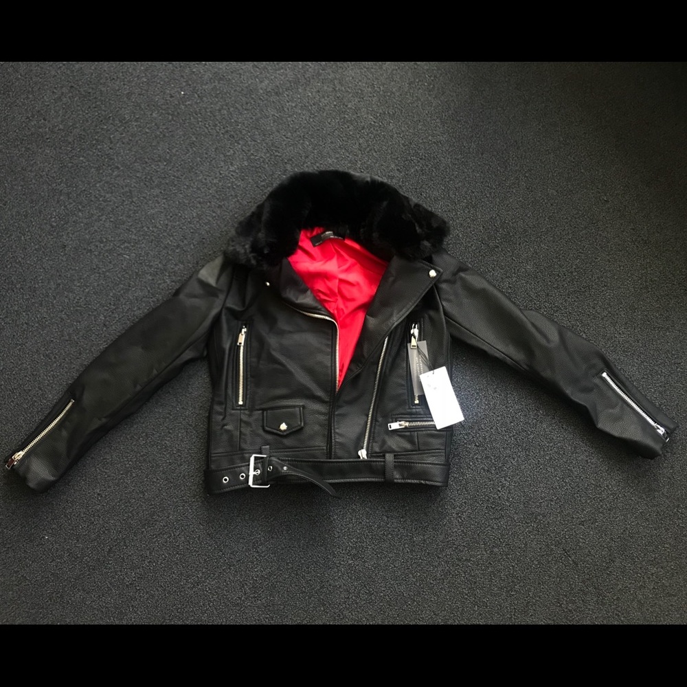 Zara Faux Leather Jacket